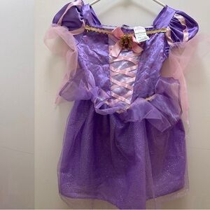 Good Condition Disney Rapunzal Dress Size 3/4